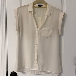 THE LIMITED cream Ashton Blouse